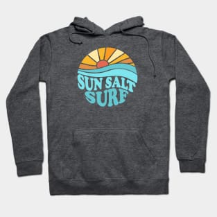 Sun Salt Surf Retro Beach Hoodie